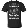 A Woman Who Listens To Depeche Mode And Was Born In February Shirt