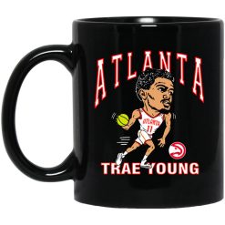 Atlanta Trae Young Hawks Caricature Mug