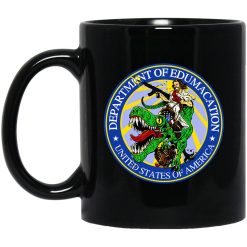 Department Of Edumacation United States Of America T-Rex Jesus Mug