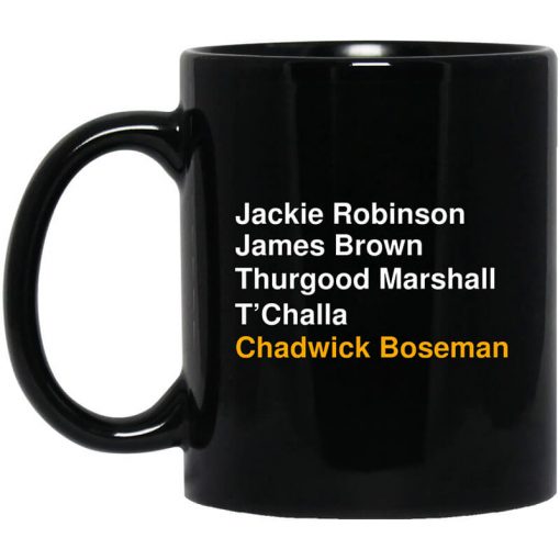 Jackie Robinson James Brown Thurgood Marshall T’Challa Chadwick Boseman Mug