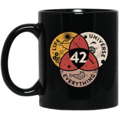 Science 42 Angel Number Life Universe Everything Number 42 Mug