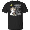 Snoopy I'm Christian I'm Not Perfect I Make Mistakes I Mess Up But God’s Grace Is Bigger Than My Sins T-Shirt