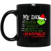 The Grinch My Day I’m Booked Christmas Mug
