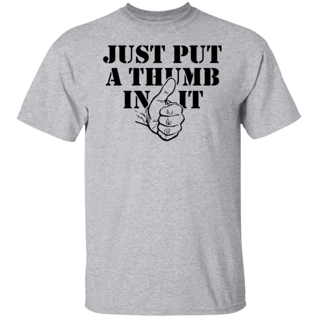 thumb t shirt