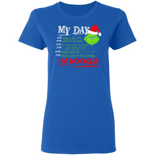 The Grinch My Day I’m Booked Christmas T-Shirts, Hoodies, Long Sleeve 15