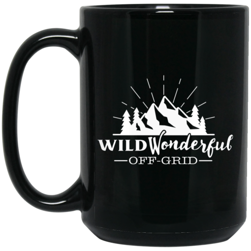 Wild Wonderful Off Grid Logo Mug 3