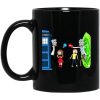 Doctor Who VS Rick And Morty Mashup Mug