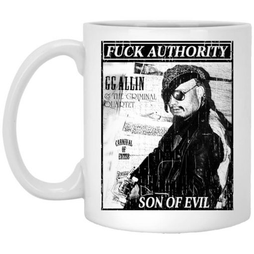Fuck Authority Son Of Evil Mug