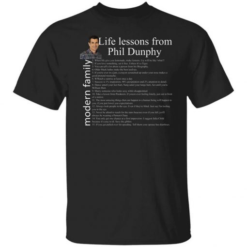 Modern Family Life Lessons From Phil Dunphy T-Shirt
