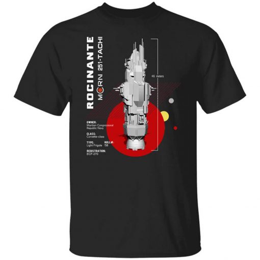 The Expanse Rocinante Ship T-Shirt