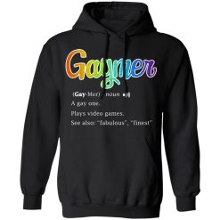 Gaymer Gaymer Noun A Gay One Plays Video Games T-Shirts, Hoodies, Long Sleeve 44