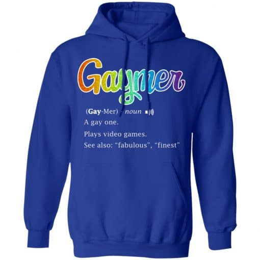 Gaymer Gaymer Noun A Gay One Plays Video Games T-Shirts, Hoodies, Long Sleeve 25