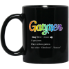 Gaymer Gaymer Noun A Gay One Plays Video Games Mug 3