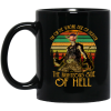 I’m On The Wrong Side Of Heaven The Righteous Side Of Hell Vintage Version Mug 1