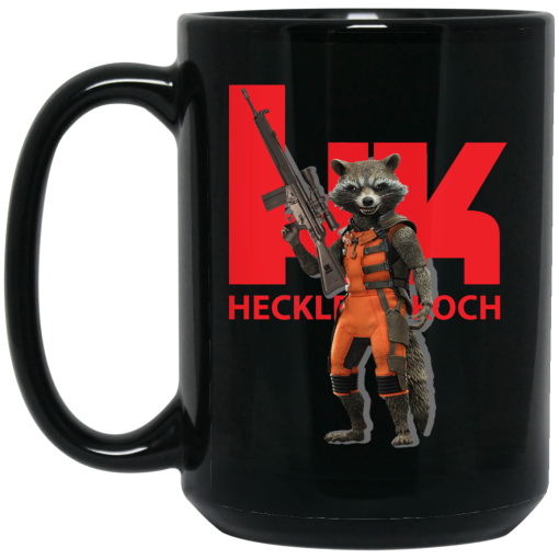 Rocket Raccoon HK Heckler and Koch Mug 4