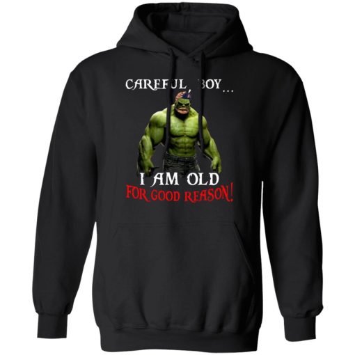 Hulk: Careful Boy I Am Old For Good Reason T-Shirts, Hoodies, Long Sleeve 19