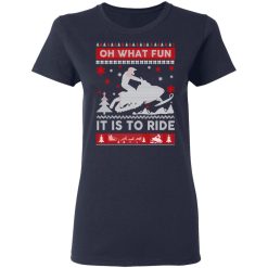 Snowmobile Sweater Christmas Oh What Fun It Is To Ride T-Shirts, Hoodies, Long Sleeve 37