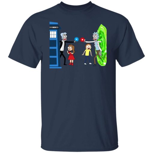 Doctor Who VS Rick And Morty Mashup T-Shirts, Hoodies, Long Sleeve 5
