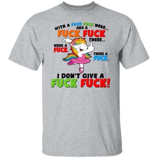 I Don't Give A Fuck Fuck Unicorn T-Shirts, Hoodies, Long Sleeve 5