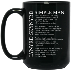 Lynyrd Skynyrd Simple Man Mug 5