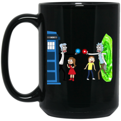 Doctor Who VS Rick And Morty Mashup Mug 5