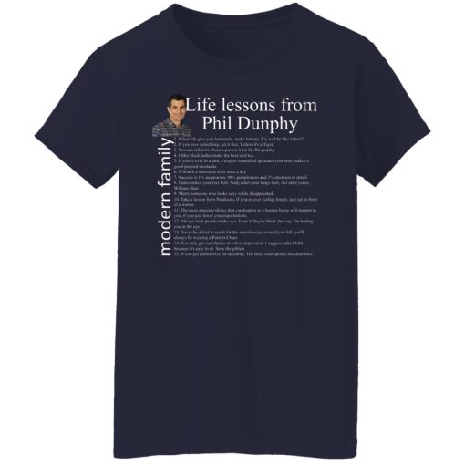 Modern Family Life Lessons From Phil Dunphy T-Shirts, Hoodies, Long Sleeve 13