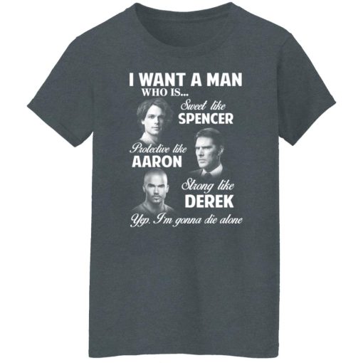 I Want A Man Who Is Sweet Like Spencer Protective Like Aaron Strong Like Derek T-Shirts, Hoodies, Long Sleeve 11