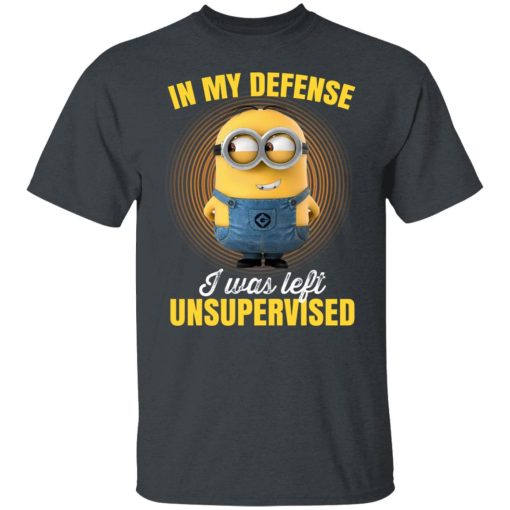 In My Defense I Was Left Unsupervised – Minions T-Shirts, Hoodies, Long Sleeve 3