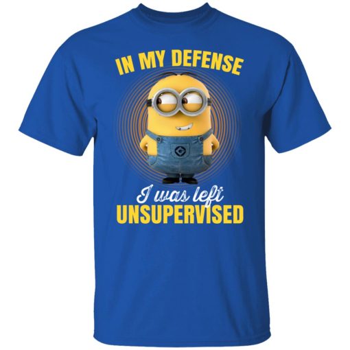 In My Defense I Was Left Unsupervised – Minions T-Shirts, Hoodies, Long Sleeve 8