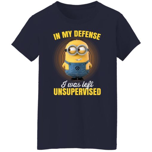 In My Defense I Was Left Unsupervised – Minions T-Shirts, Hoodies, Long Sleeve 13