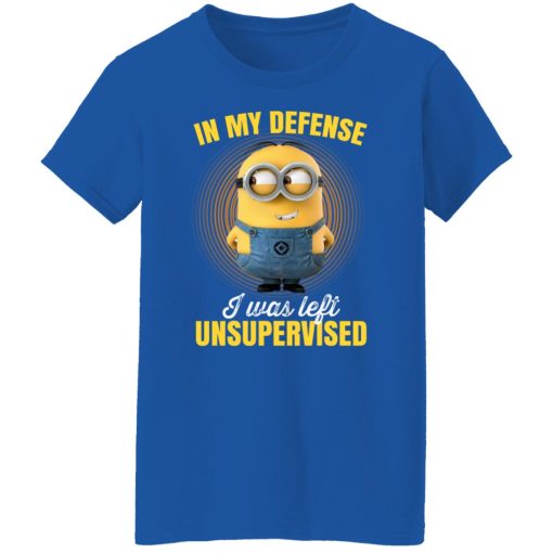 In My Defense I Was Left Unsupervised – Minions T-Shirts, Hoodies, Long Sleeve 16