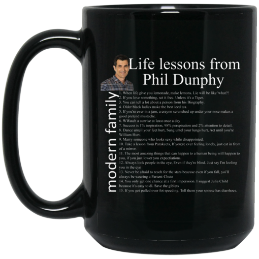Modern Family Life Lessons From Phil Dunphy Mug 3