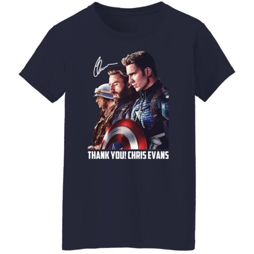 Captain America Thank You Chris Evans Signature T-Shirts, Hoodies, Long Sleeve 13