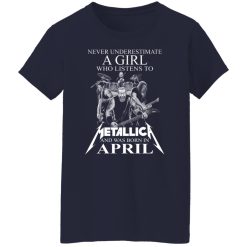 A Girl Who Listens To Metallica And Was Born In April T-Shirts, Hoodies, Long Sleeve 37