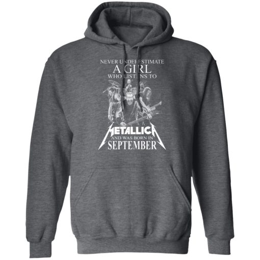 A Girl Who Listens To Metallica And Was Born In September T-Shirts, Hoodies, Long Sleeve 23