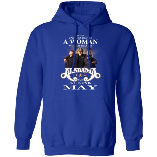 A Woman Who Listens To Alabama And Was Born In May T-Shirts, Hoodies, Long Sleeve 25