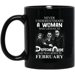 A Woman Who Listens To Depeche Mode And Was Born In February Mug