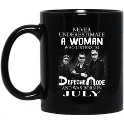 A Woman Who Listens To Depeche Mode And Was Born In July Mug