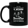 A Woman Who Listens To Depeche Mode And Was Born In November Mug