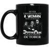 A Woman Who Listens To Depeche Mode And Was Born In October Mug