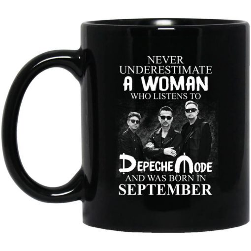 A Woman Who Listens To Depeche Mode And Was Born In September Mug
