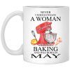 A Woman Who Loves Baking And Was Born In May Mug