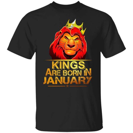 Lion King Are Born In January T-Shirt