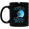 Never Underestimate An Old Man Who Loves Skiing And Was Born In July Mug