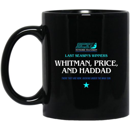 Running Man Whitman, Price, and Haddad Mug