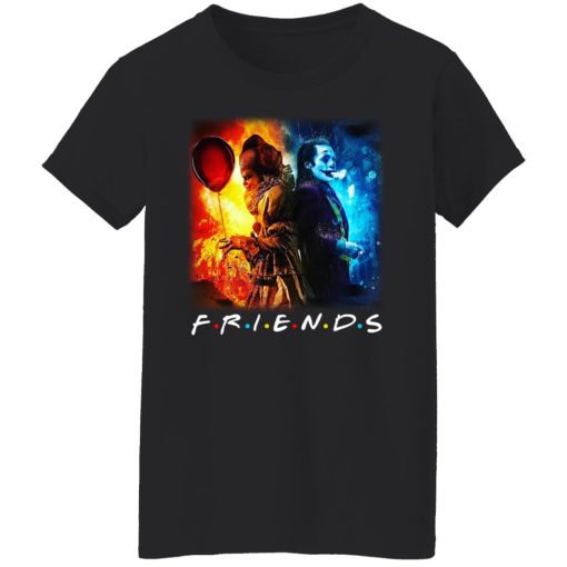 Joker And Pennywise Friends T-Shirts, Hoodies, Long Sleeve 9
