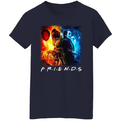 Joker And Pennywise Friends T-Shirts, Hoodies, Long Sleeve 13