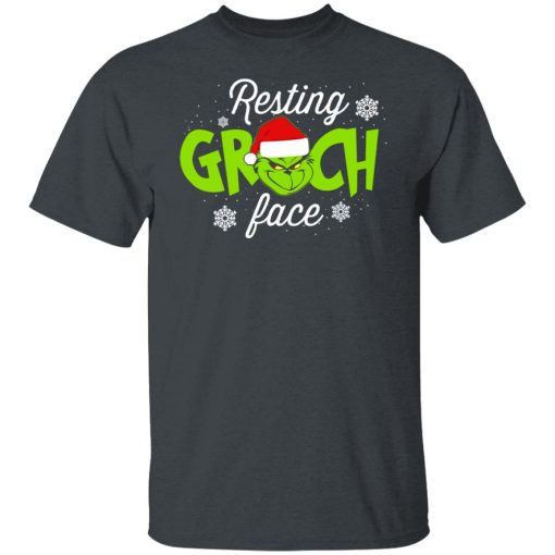 Resting Grinch Face Christmas T-Shirts, Hoodies, Long Sleeve 3
