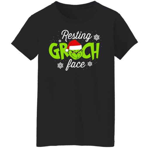 Resting Grinch Face Christmas T-Shirts, Hoodies, Long Sleeve 9