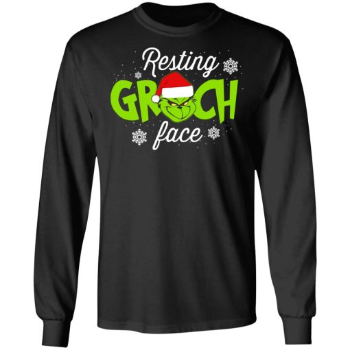 Resting Grinch Face Christmas T-Shirts, Hoodies, Long Sleeve 17